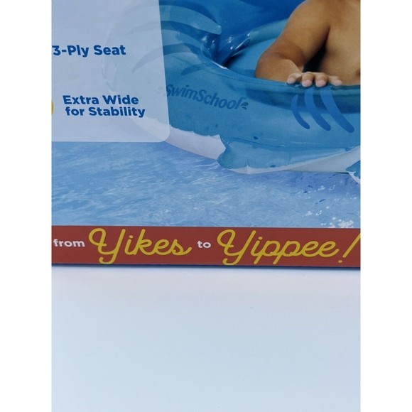 Swim School Baby Boat Level 1 Sharkie Glitter 32 Inch 6-18 Months Learn Swimming - Picture 7 of 16